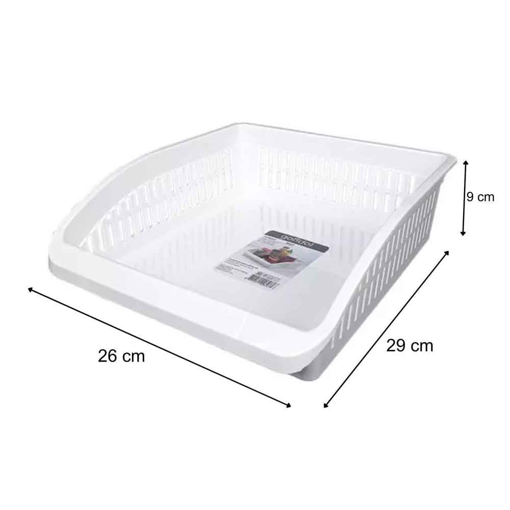 Canasta Organizadora Para Refrigerador Cuadrada Gondol