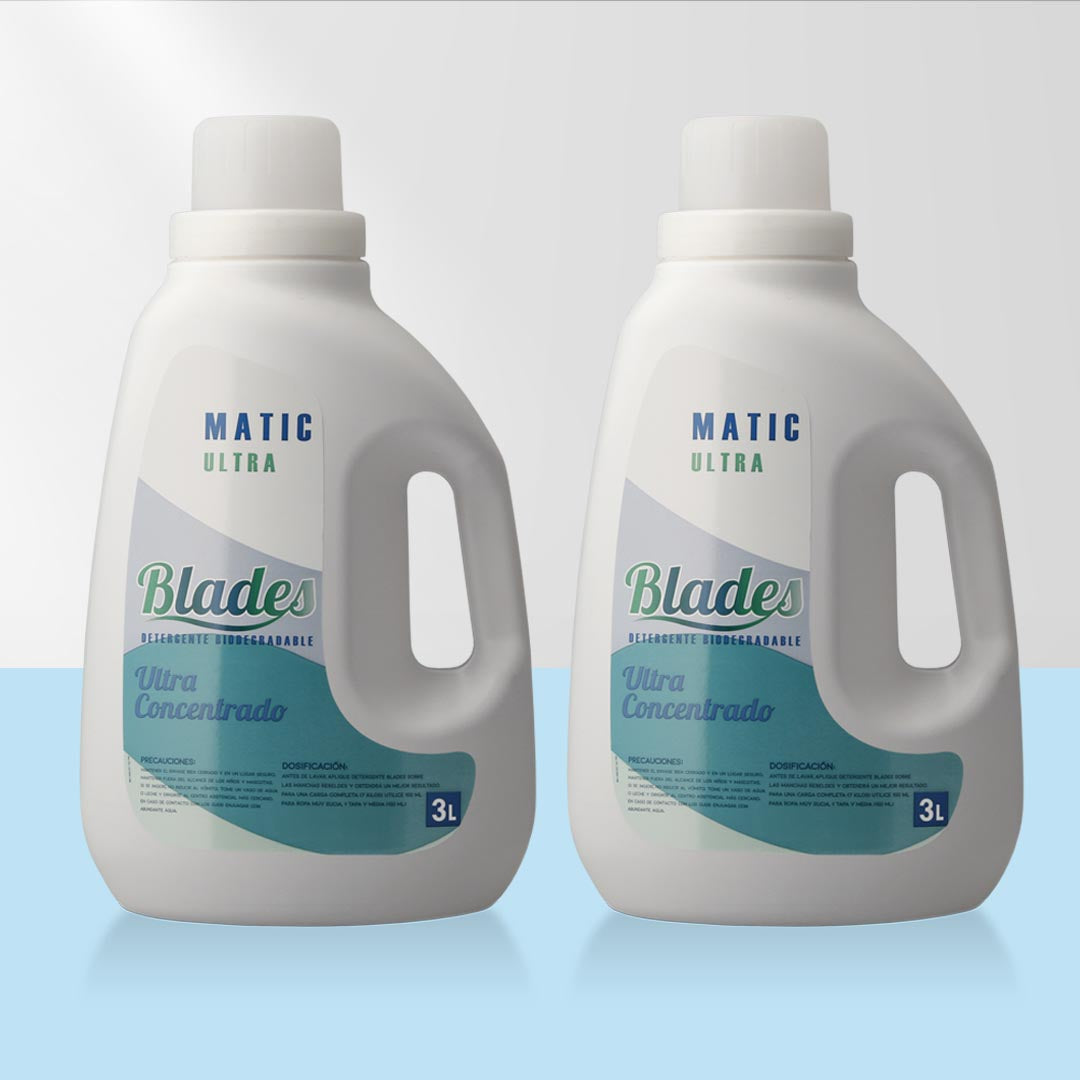 Detergentes ultra 2 Unidades de 3 litros c/u Biodegradable