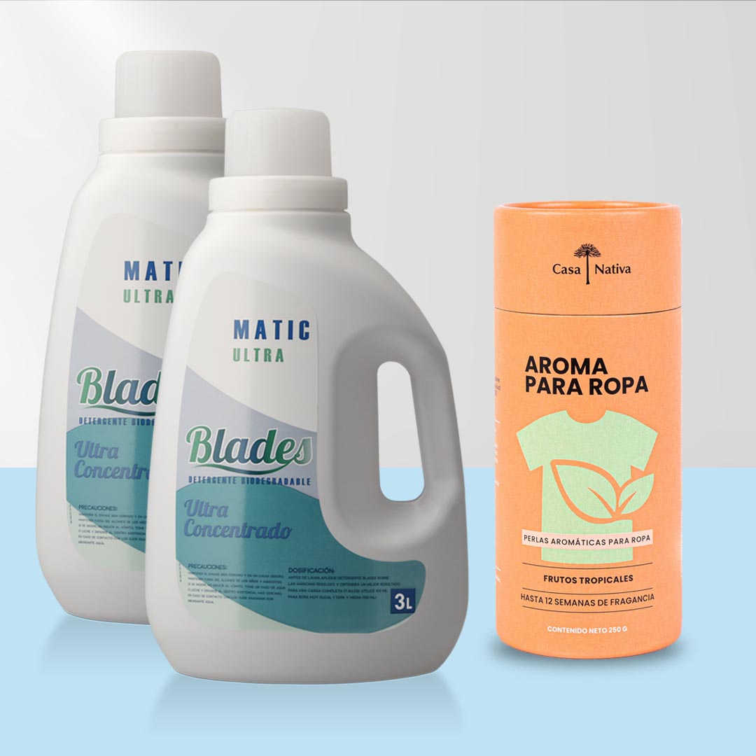 Detergente Ultra 6 Lts. + Perlas Aromáticas Aroma Frutos Tropicales Casa Nativa 250 grs