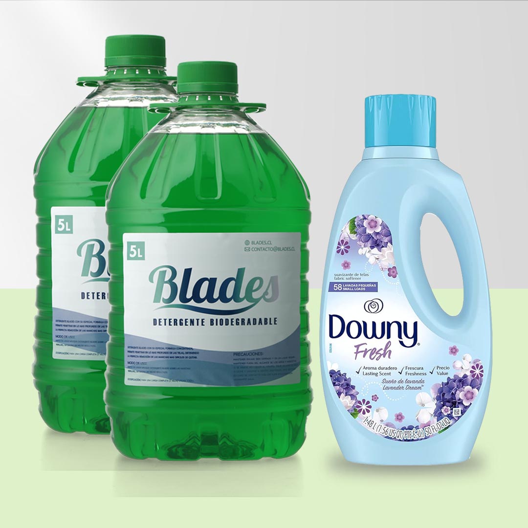 Detergente Concentrado 10 Lts. + Suavizante Downy Sueño de Lavanda 1.48 lts.