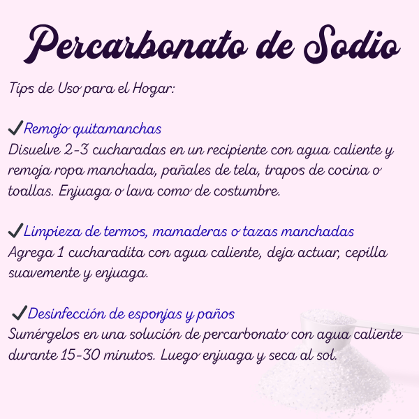 Percarbonato de Sodio VivoBio 1 Kilo Frasco Reutilizable