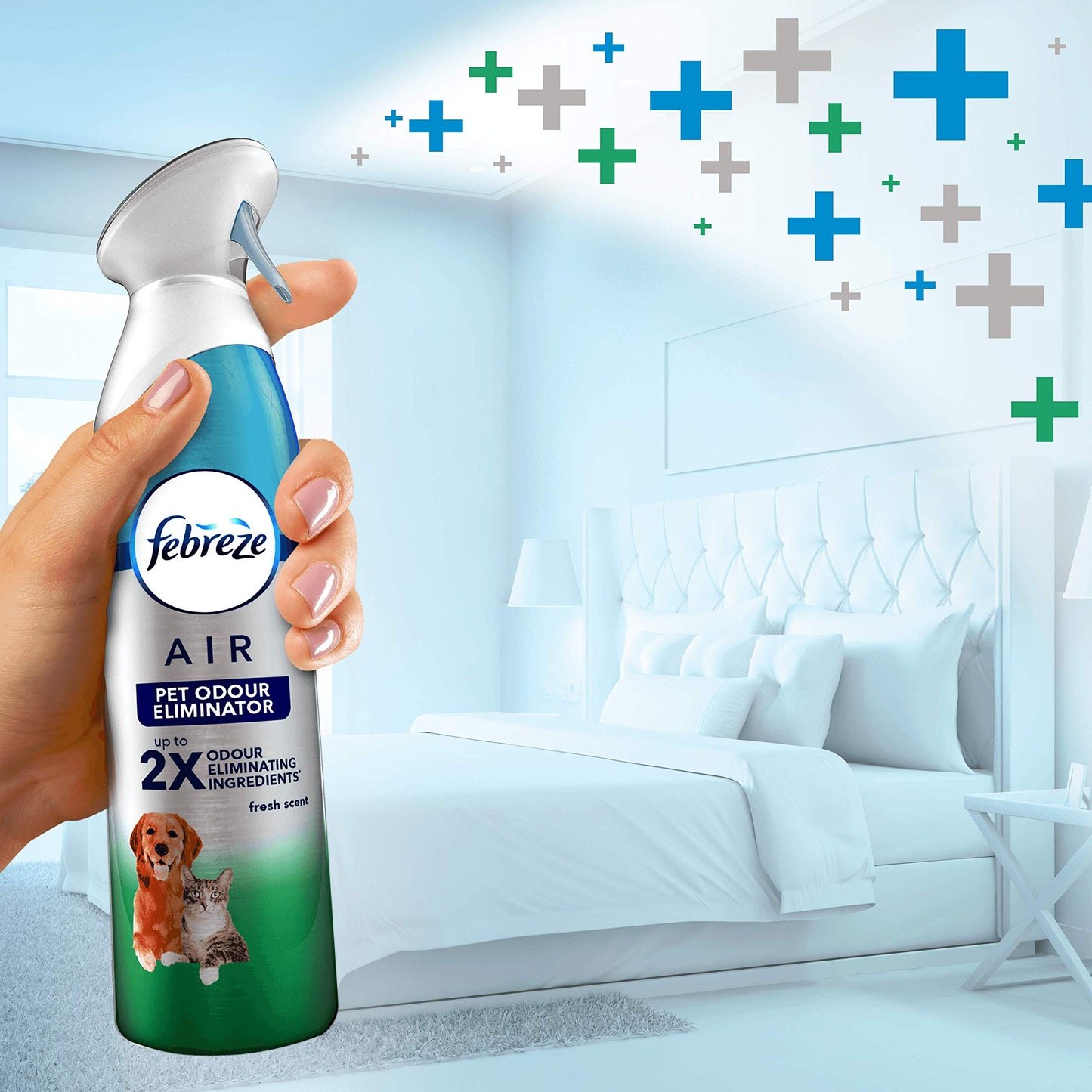 Aromatizante Ambiental Febreze Elimina Olores Mascotas 250 g