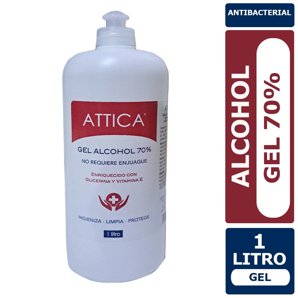 Alcohol Gel Attica 70% 1 Litro