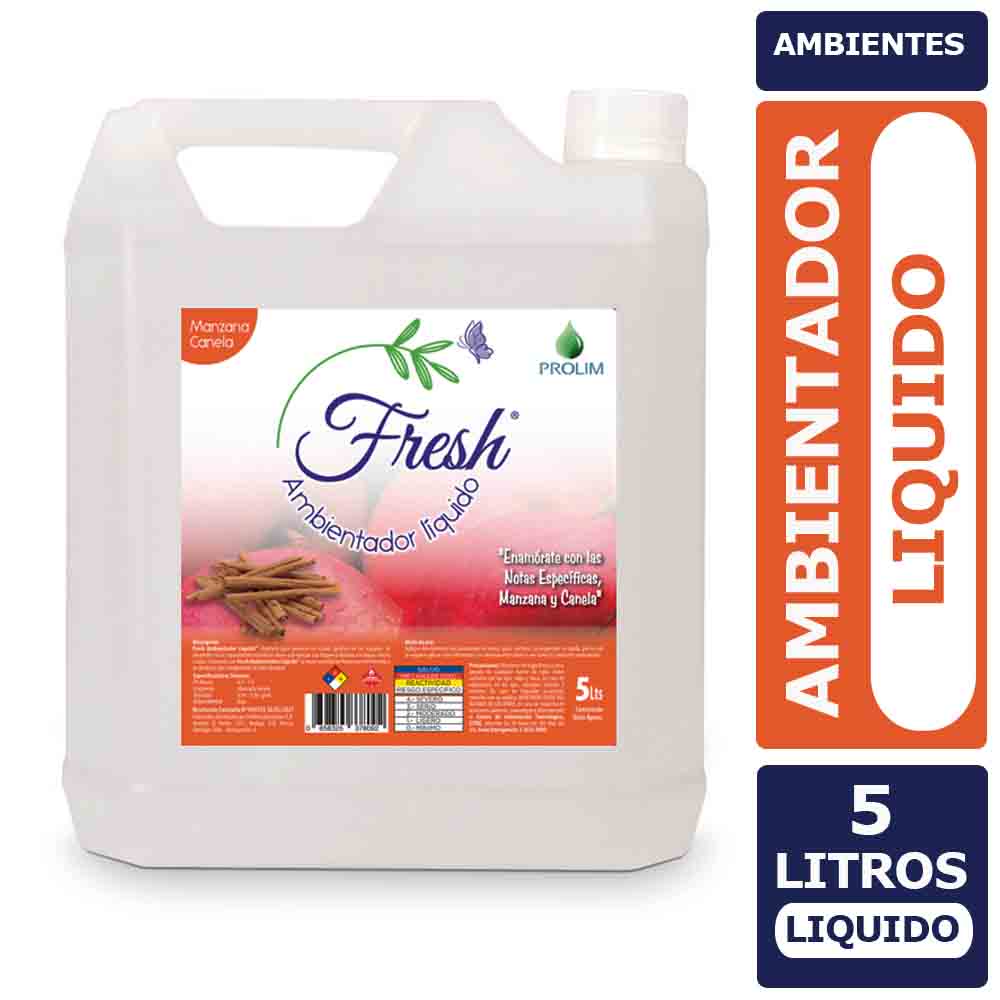 Ambientador Liquido - Manzana Canela 5 Lts. Prolim