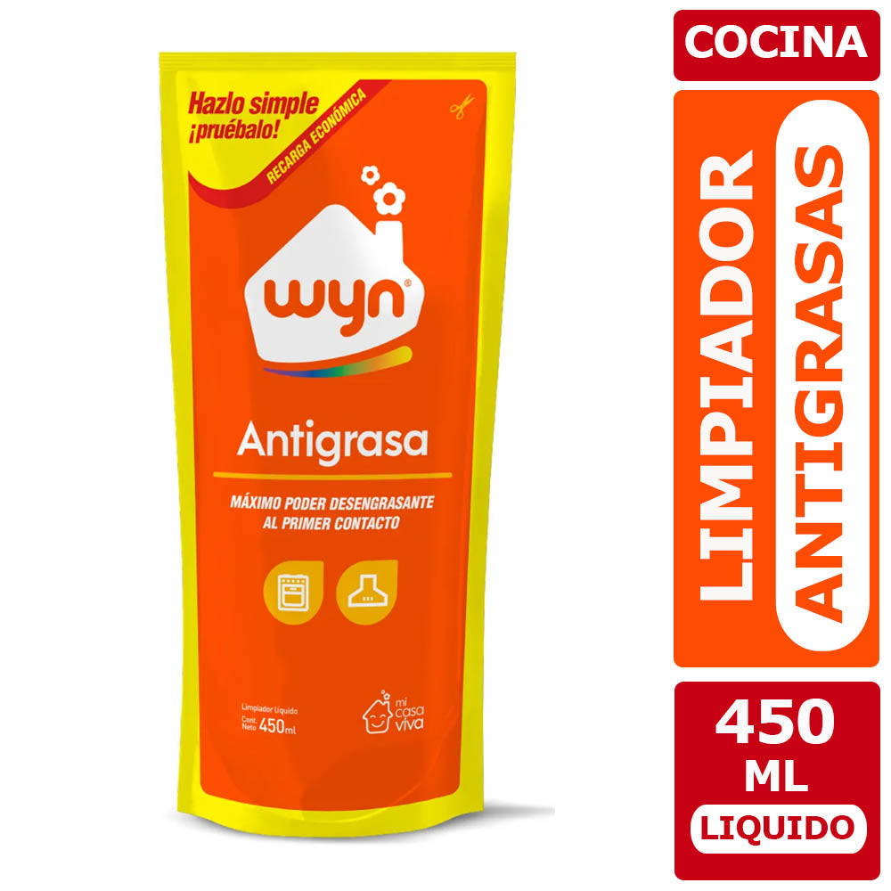 Antigrasa Wyn Doypack 450 ml