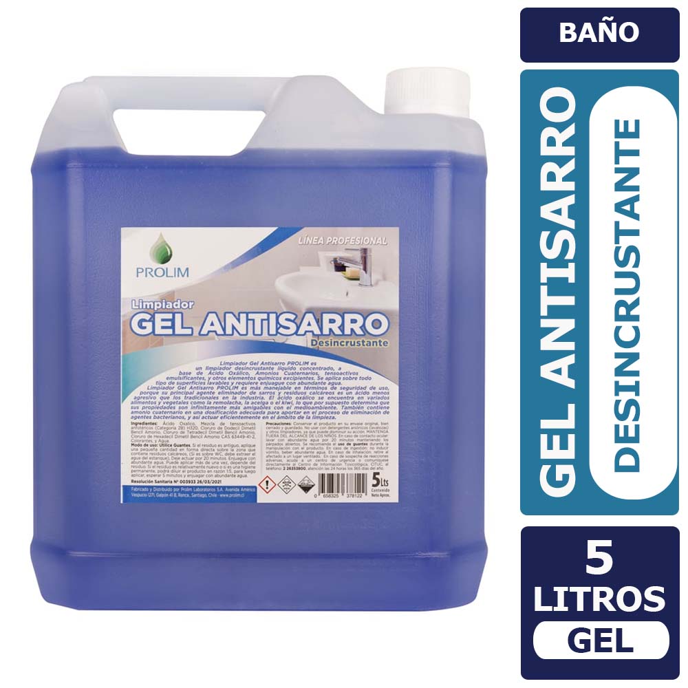 Antisarro Desincrustante 5 Lts. Prolim