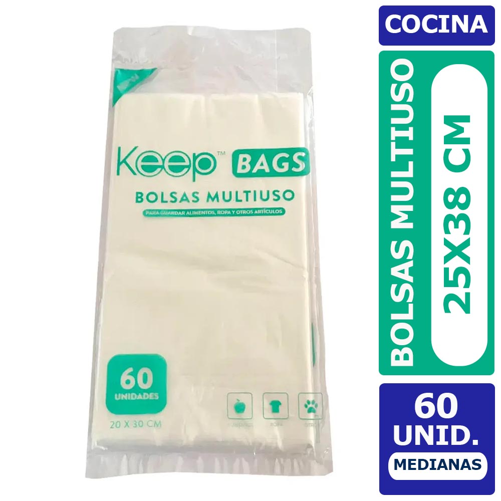 Bolsas Multiuso 25x38 cm Keep