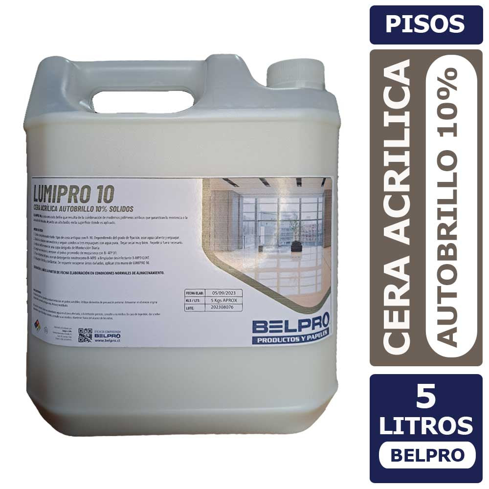 Cera Acrilica Autobrillo 18% Solida (Belpro)