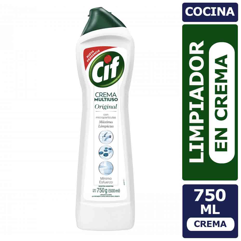 Limpiador en Crema Cif Blanco 750 ml