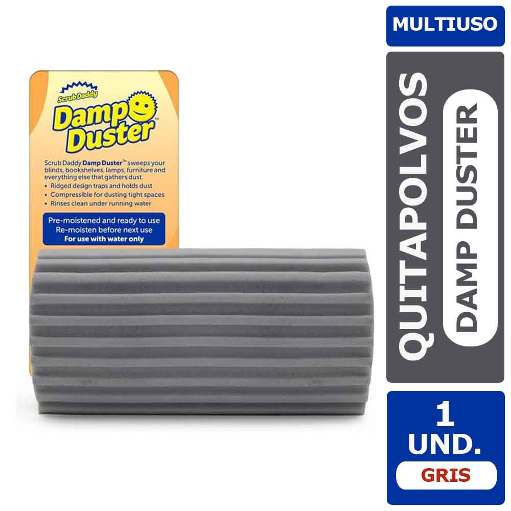 Damp Duster Scrub Daddy Gris 1 Unid