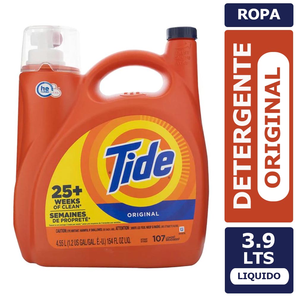Detergente Líquido Tide Original 3.9 Lts.