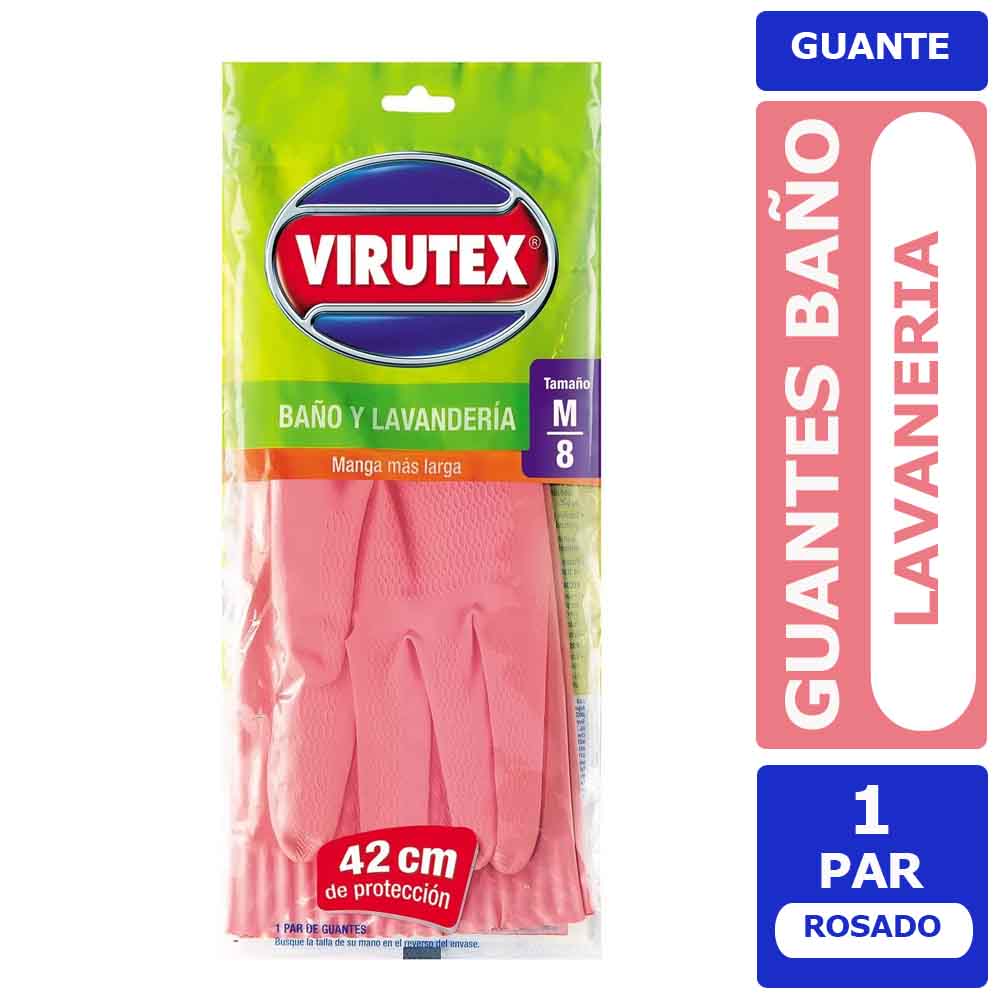 Guantes Especialistas Baño y Lavandería Virutex Talla M