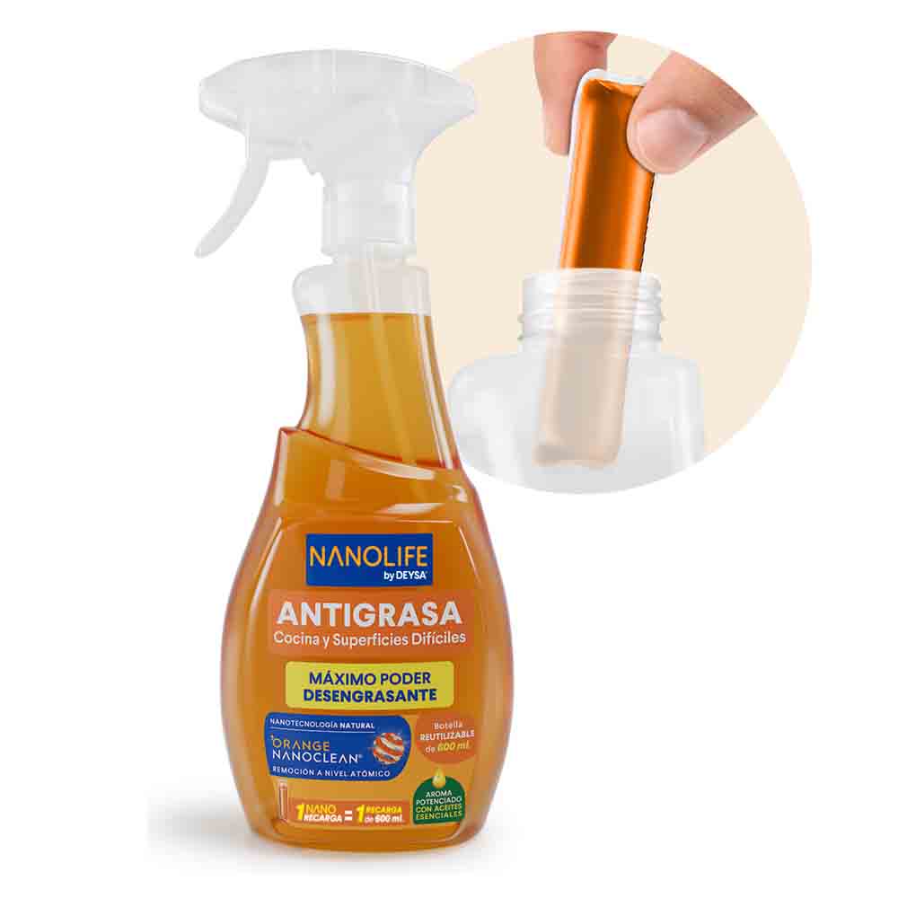 Desengrasante Deysa Nanolife Fragancia Orange 600ml