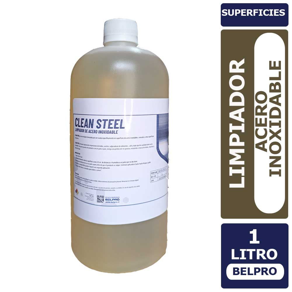 Limpiador de Acero Inoxidable 1 Litro Belpro