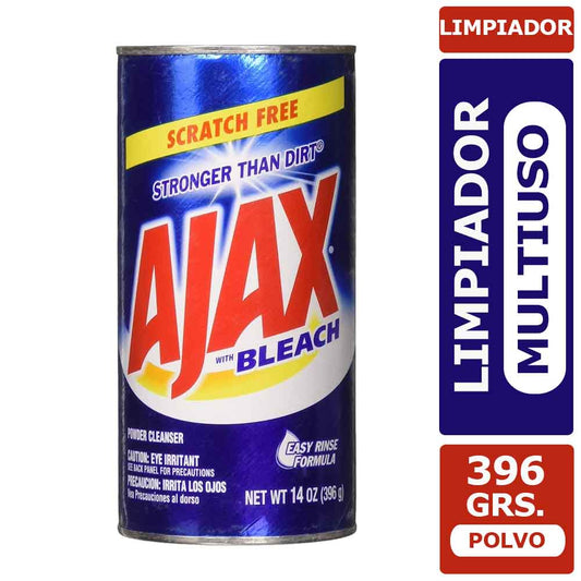 Ajax Limpiador en polvo multiusos con lejía 396 grs