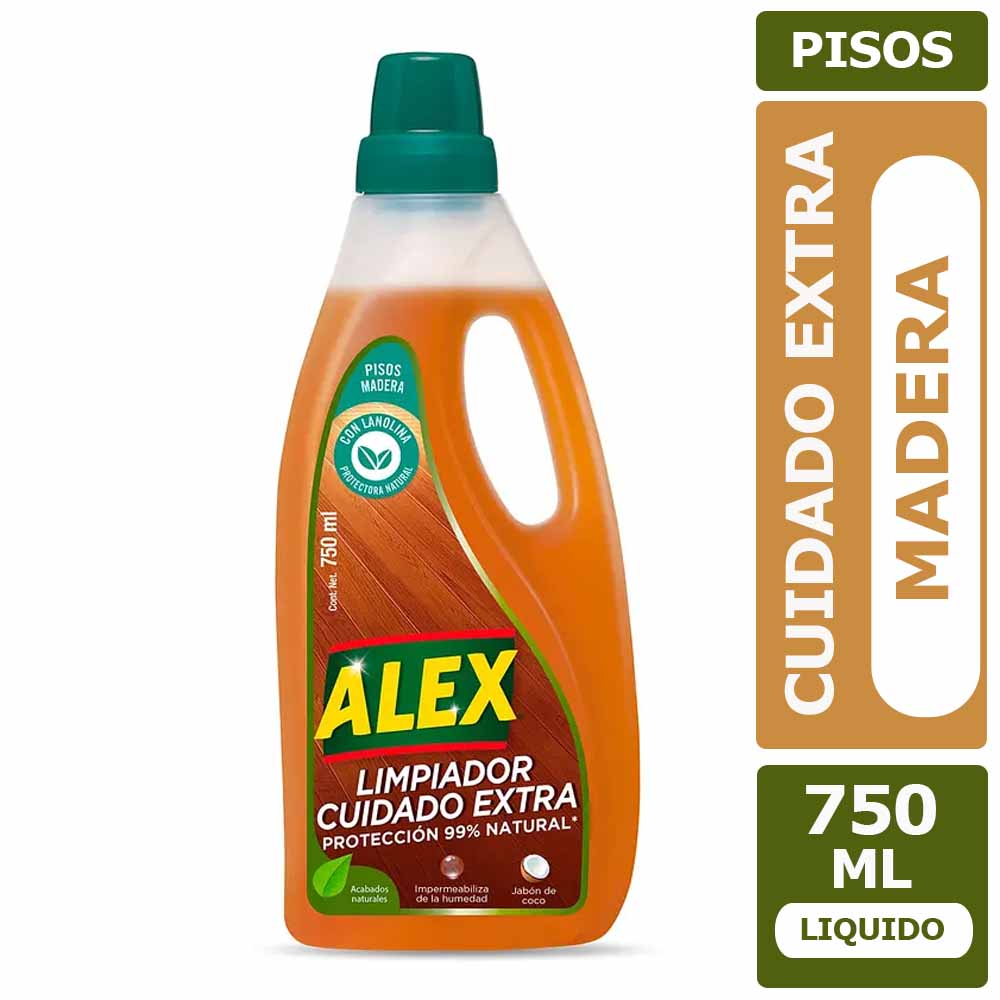 Limpiador Superior Piso Madera Cuidado Extra 750 ml Alex