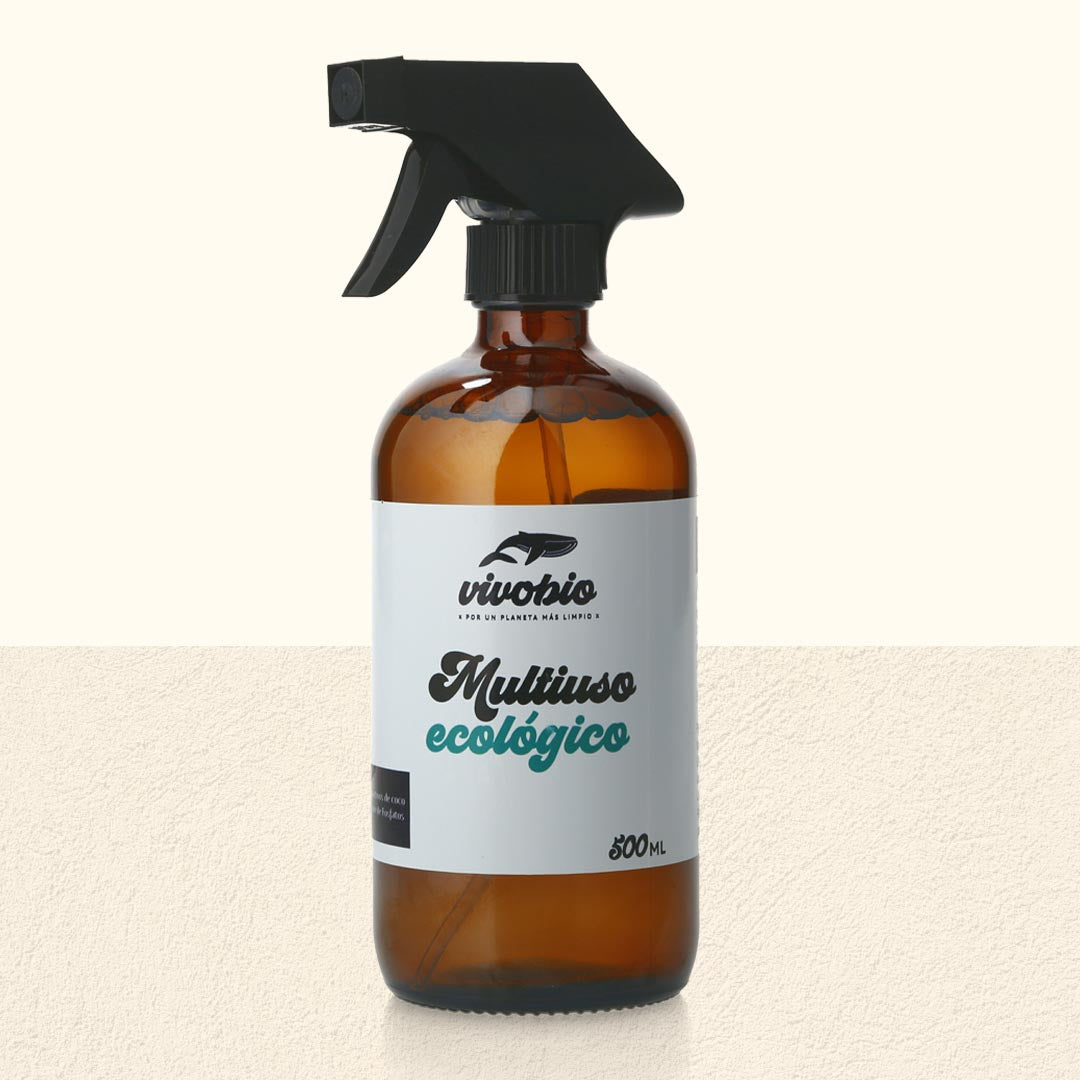 Limpiador Multiuso Ecológico Envase de Vidrio 500 ml (Aromas)