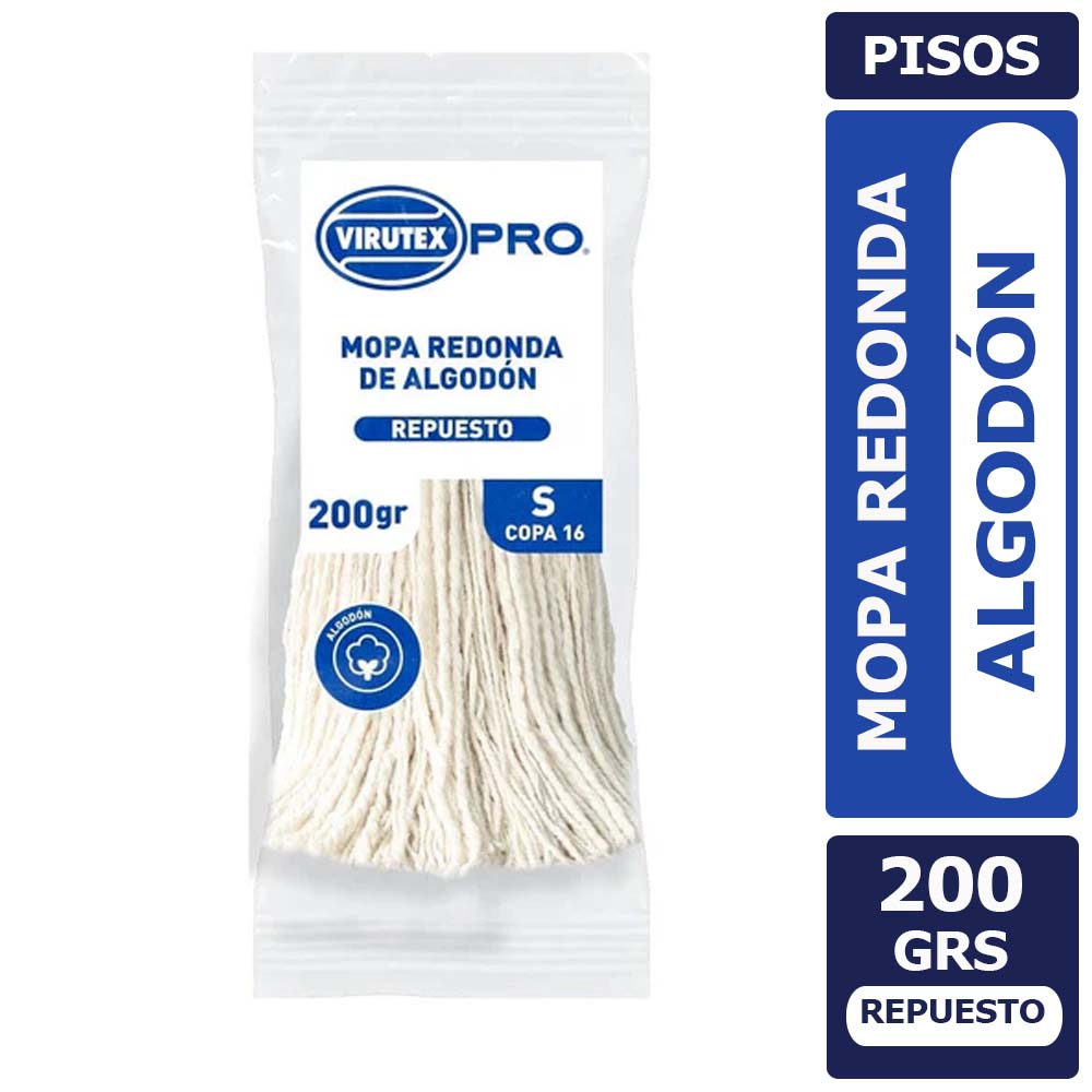 Mopa Hogar Repuesto 200 Grs. Virutex Pro