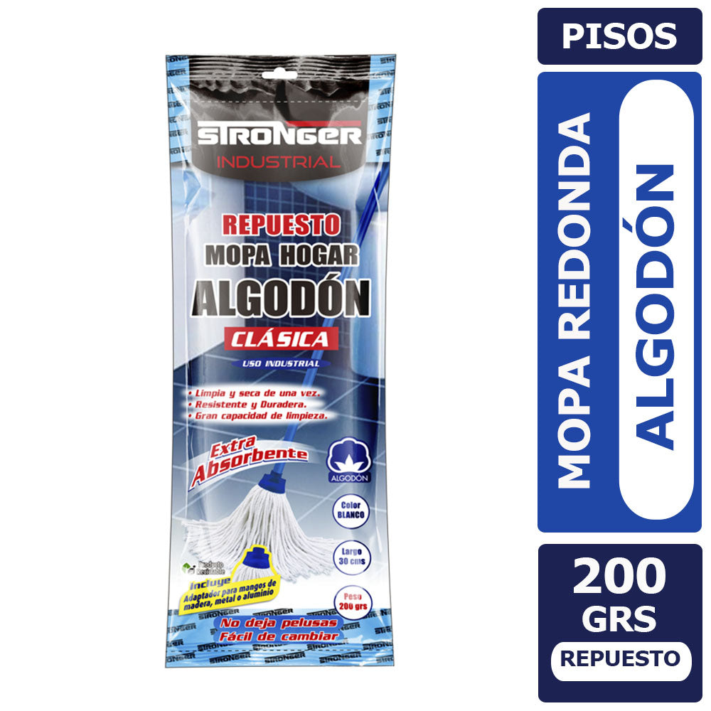 Mopa Hogar Repuesto 200 Grs. Largo 30 cm