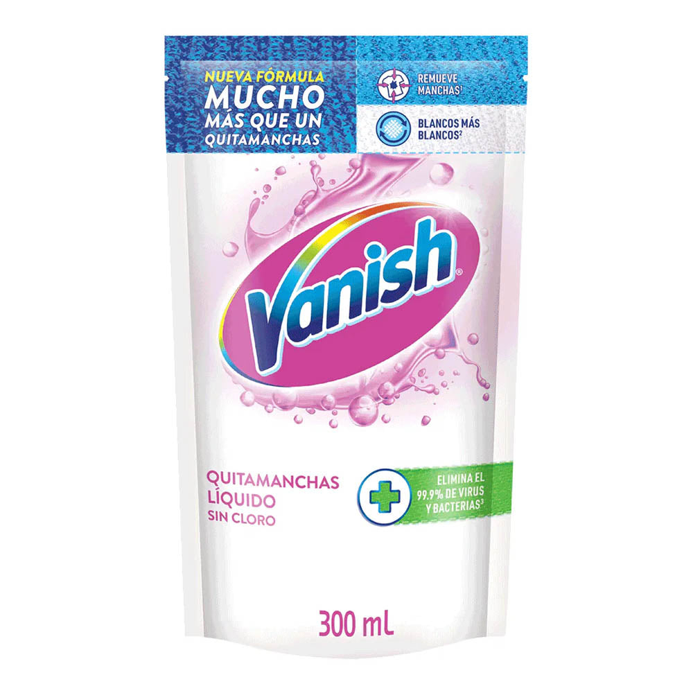 Quitamanchas Líquido Ropa Blanca Recarga Vanish 300 ml