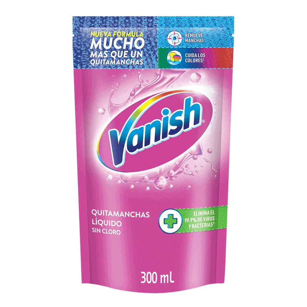 Quitamanchas Líquido Ropa Color Recarga Vanish 300 ml