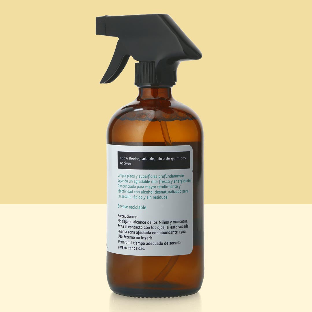 Limpiador Multiuso Ecológico Envase de Vidrio 500 ml (Aromas)