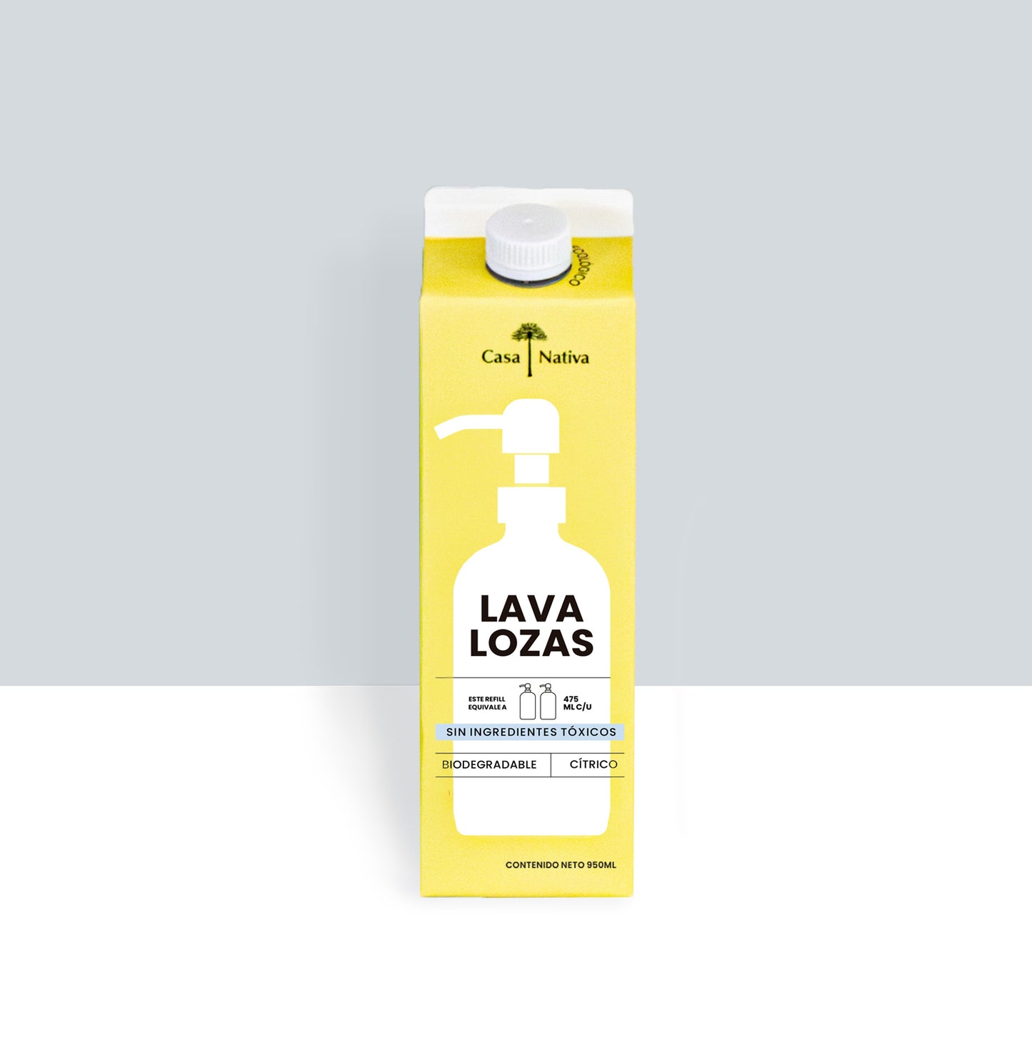 Lavaloza Citrico 950 ml Casa Nativa