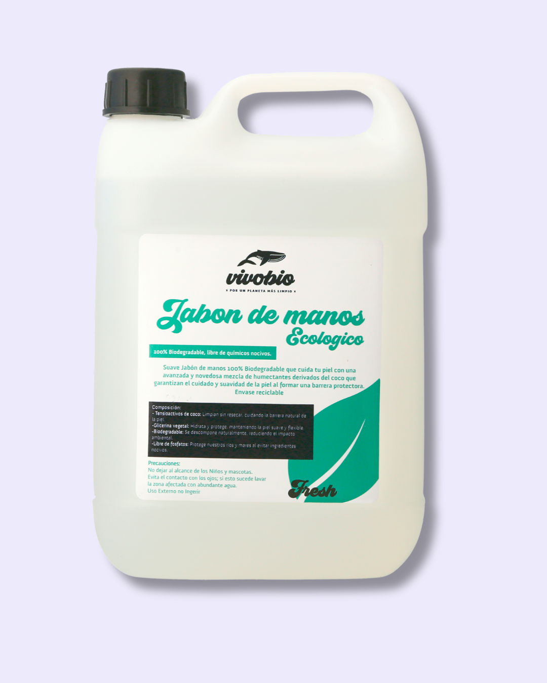 Jabón de Manos Ecológico Vivobio 3 Lts. Fresh