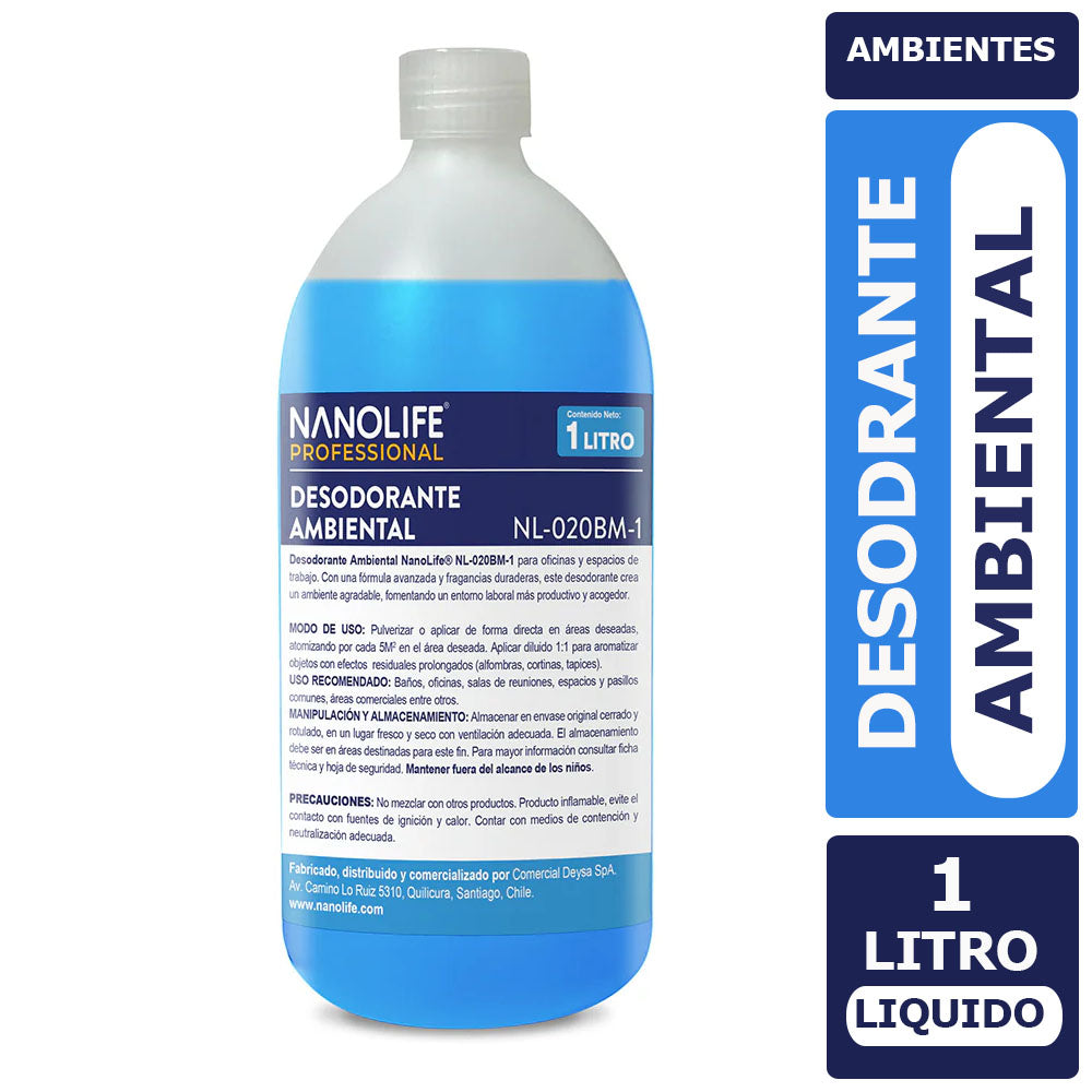Desodorante Ambiental brisa marina 1 Litro Nanolife