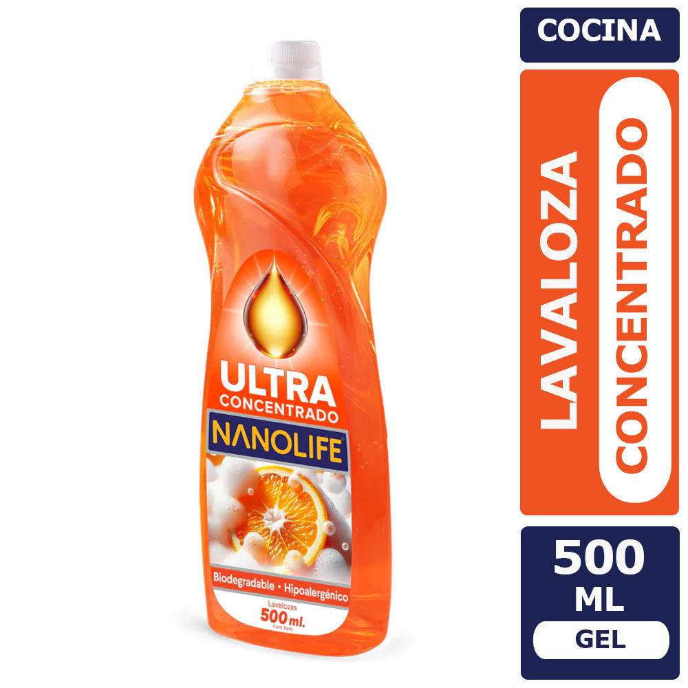 Lavalozas Ultra Concentrado 500 ml Nanolife