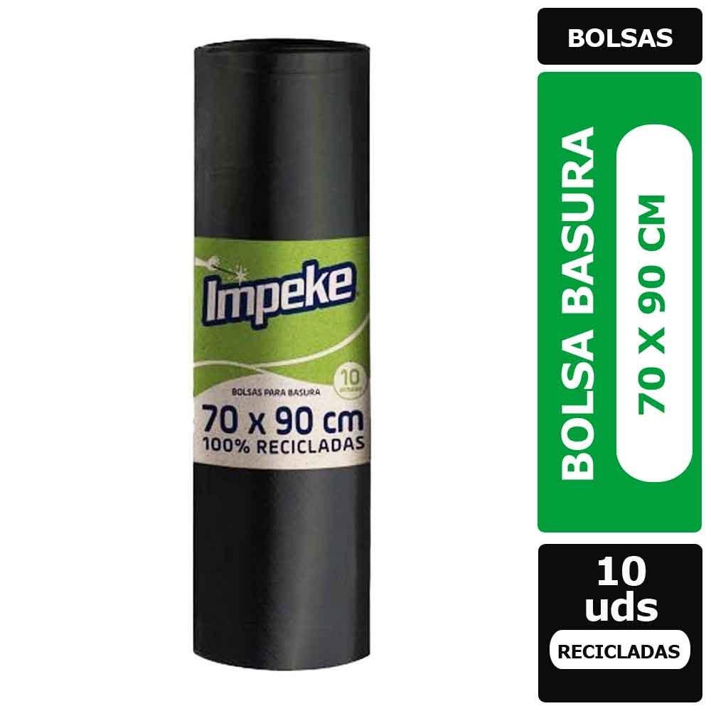 Bolsa Basura 70×90 Hogar x 10 Unidades Impeke