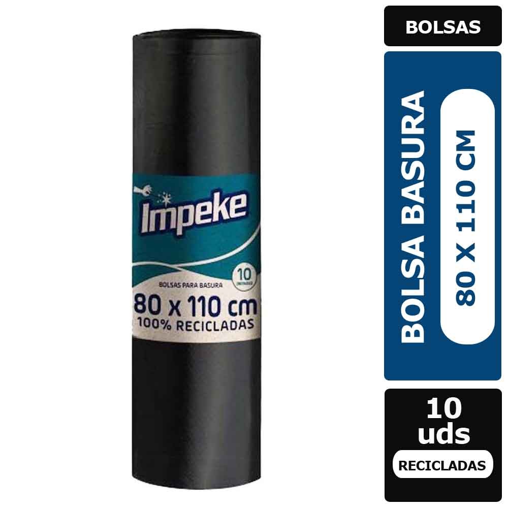 Bolsa Basura 80×110 Hogar x 10 Unidades Impeke
