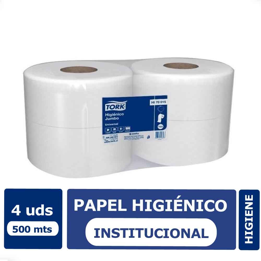 Papel Higiénico Institucional 4x500mts Tork
