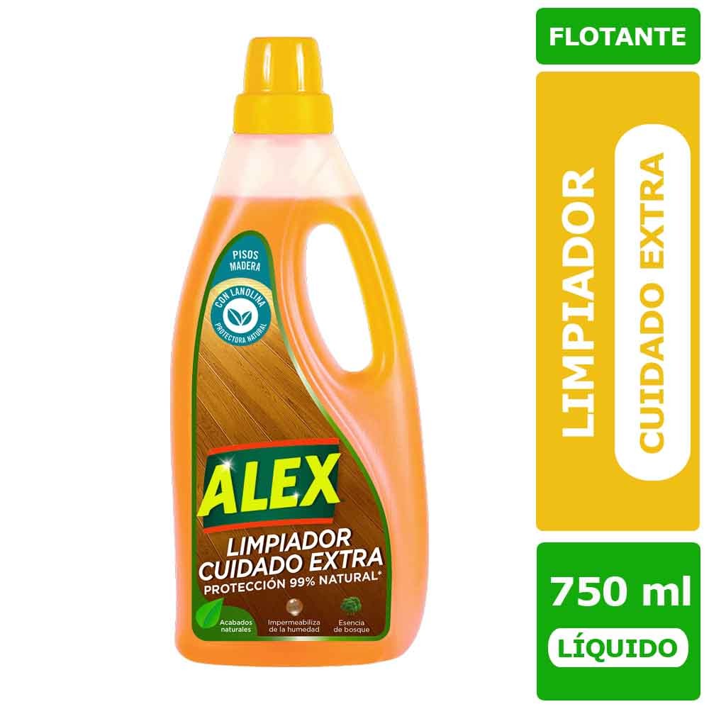 Limpiador Piso Flotante Cuidado Extra 750ml. Alex