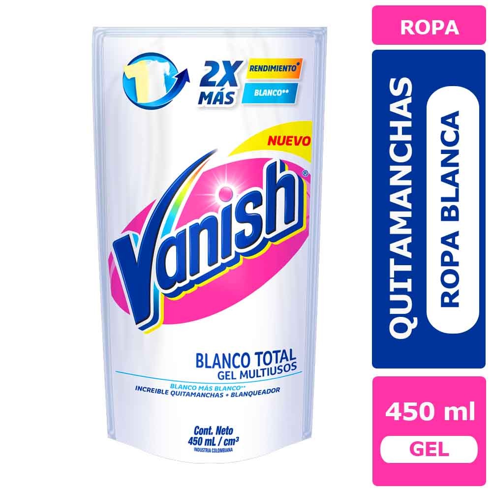 Quitamanchas Ropa Blanca Vanish Gel 450ml