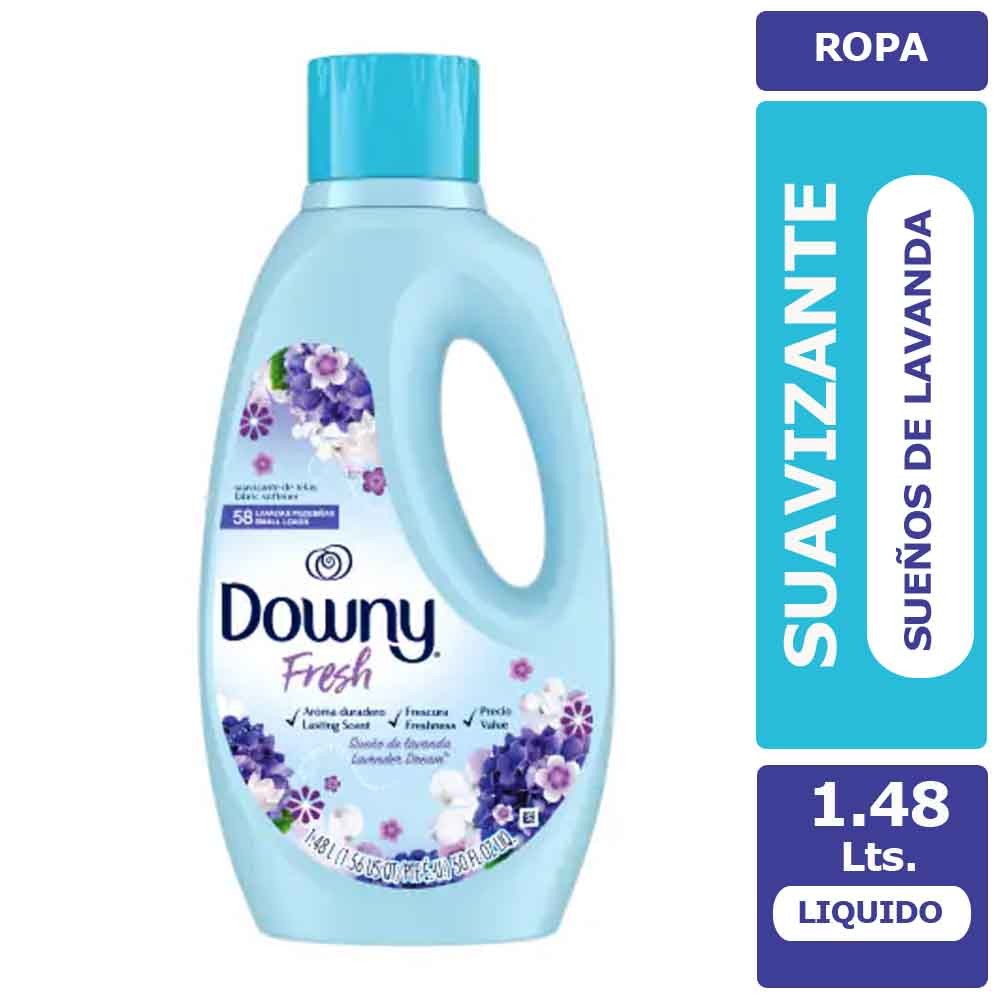 Suavizante Downy Fresh Sueño de Lavanda 1.48 L