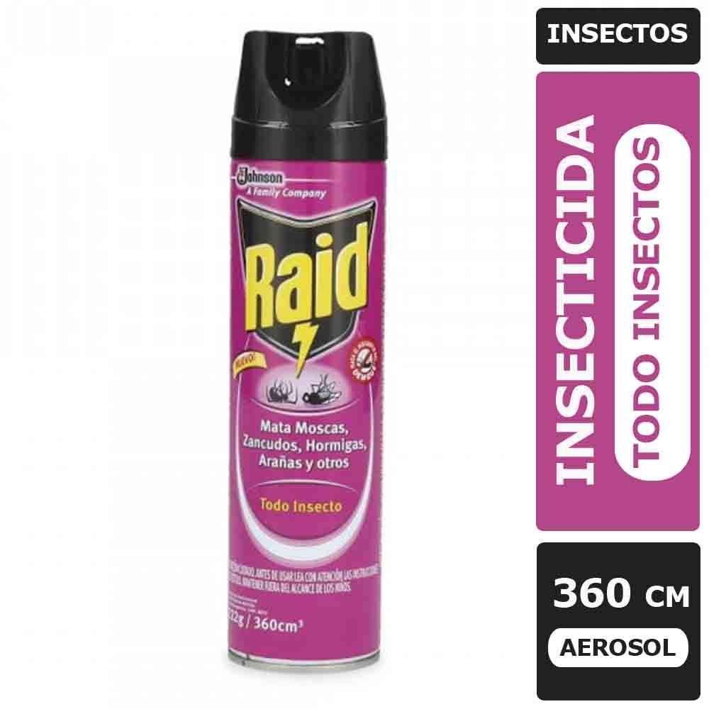 Insecticida Raid Todo Insecto 360 cc