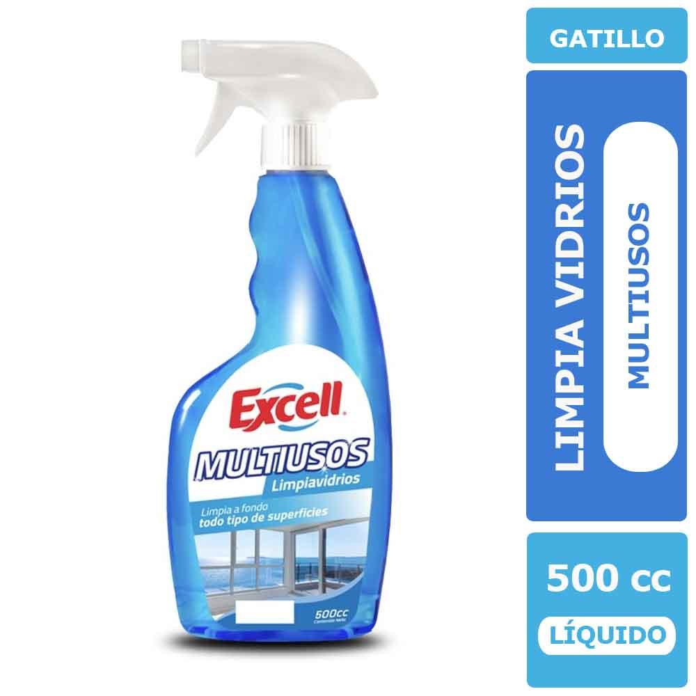 Limpia Vidrios y Multiuso Excell 500cc