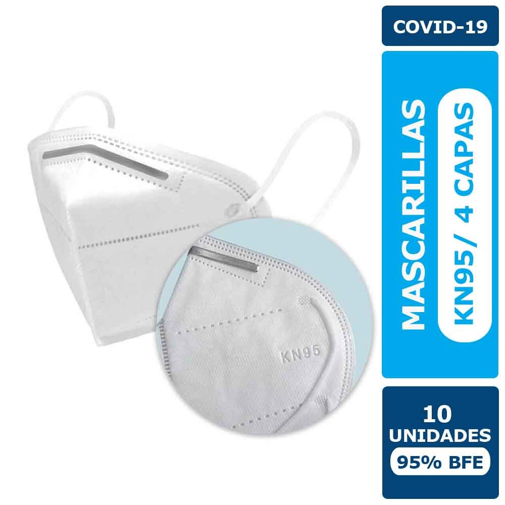Mascarillas respiratoria KN95 10 Unid.