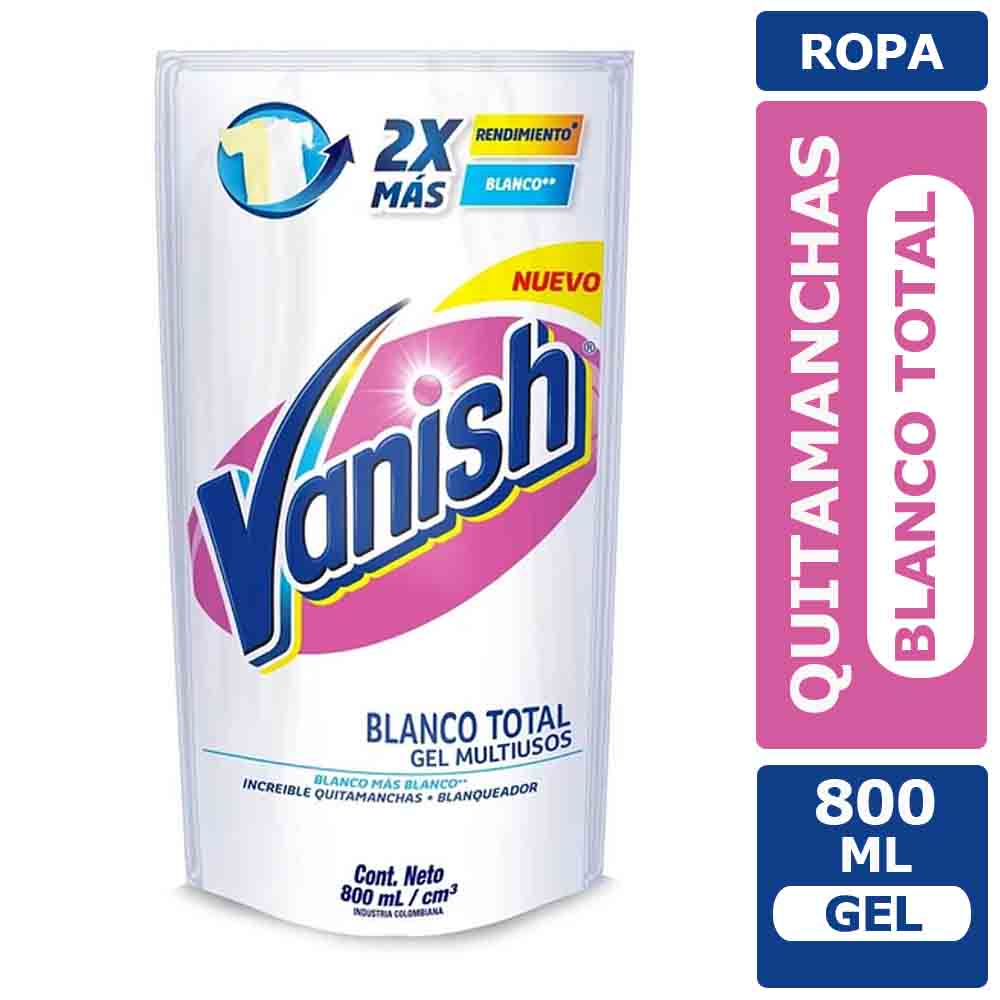 Quitamanchas en Gel Multiuso Vanish Ropa Blanca Doypack 800 ml