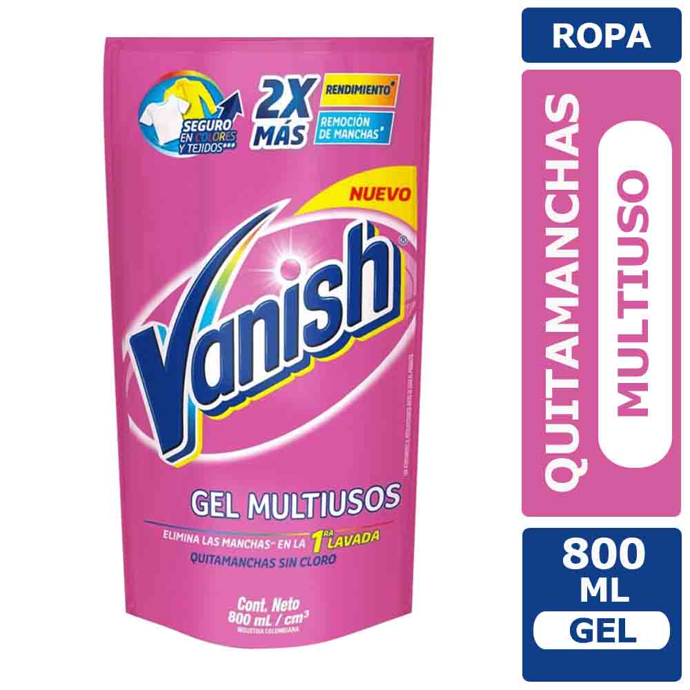 Quitamanchas en Gel Multiuso Vanish Ropa Color Doypack 800 ml