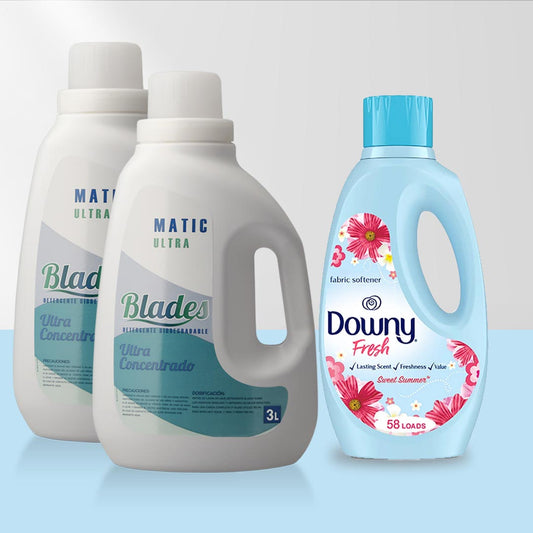 Detergente Ultra 6 Lts.  + Suavizante Downy Dulce Verano 1.48 lts.