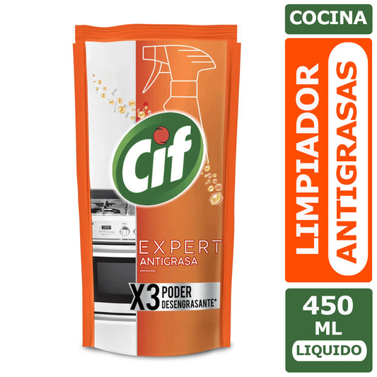 Antigrasa Cocina recarga Cif Doypack 450 ml