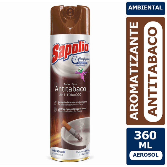 Ambientador Antitabaco Sapolio 360 ml