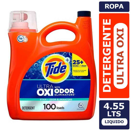Detergente Líquido Tide Ultra Oxi 4.55 Lts.