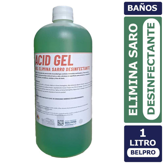 Gel Eliminador Sarro, Desinfectante 1 Lts. (Belpro)