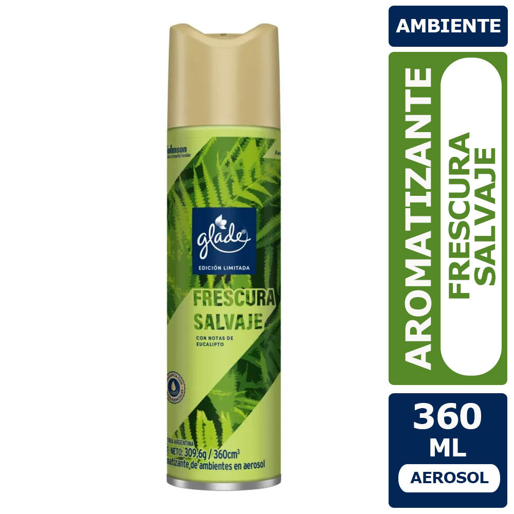 Desodorante Ambiental Glade Frescura Salvaje, 360 ml