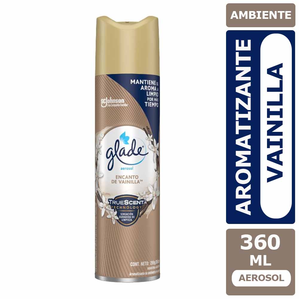 Desodorante Ambienta Glade Encanto de Vainilla, 360 ml