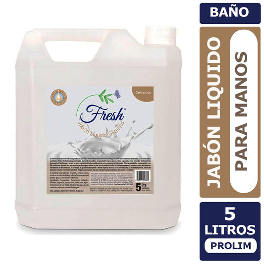 Jabón Liquido Glicerina White Cremoso (Bidón 5 Lts)