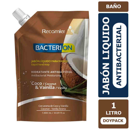 Jabón Líquido Antibacterial Coco & Vainilla 1 Litro